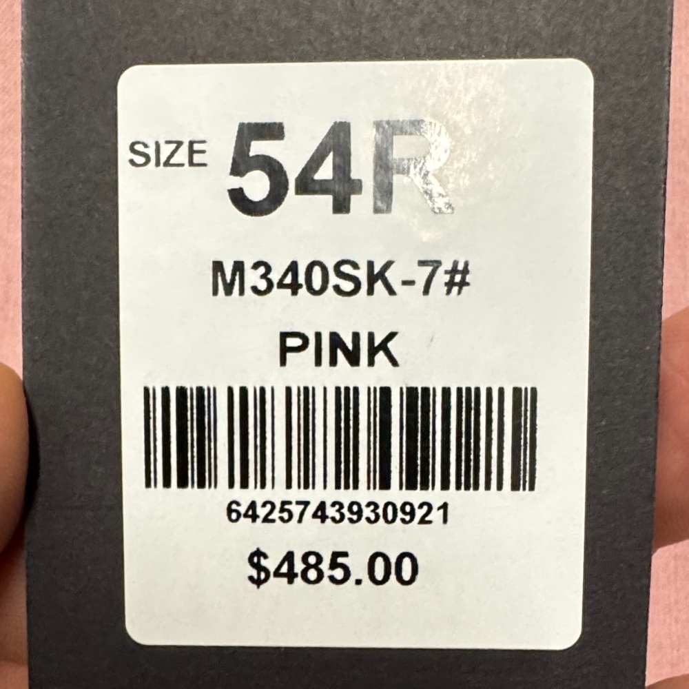 NWT Double-Breasted Pink Pinstripe Blazer Men’s 54R - Picture 2 of 10